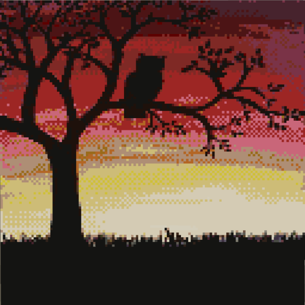 File:Owl at sunset.png