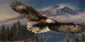 Flying Eagle - A 1x2 map art of the flying eagle. Built because he likes eagles.