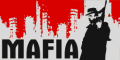 Mafia - A 1x2 map art of the game logo Mafia 1. One of his favorite old-school games.