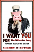 Wilburian propaganda used during the Holy War